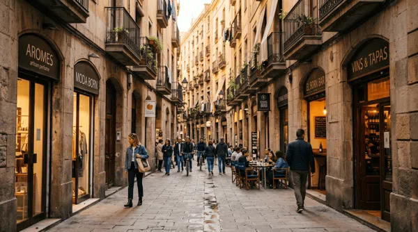 El Born — neighbourhood context for Picasso Museum
