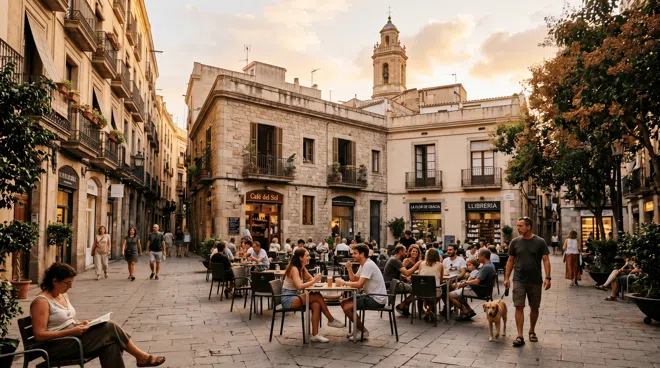 Atmosphere of Gràcia, Barcelona