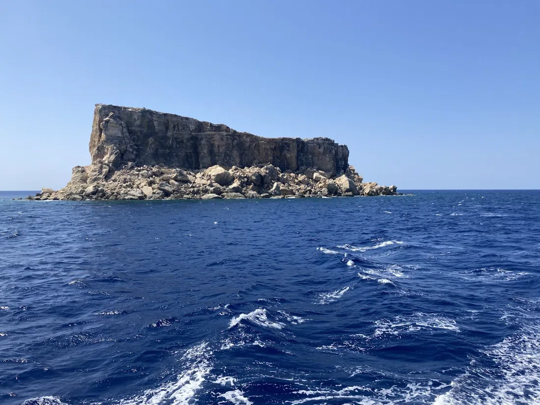Riserva Naturale di Filfla (vista al largo), St Julian's