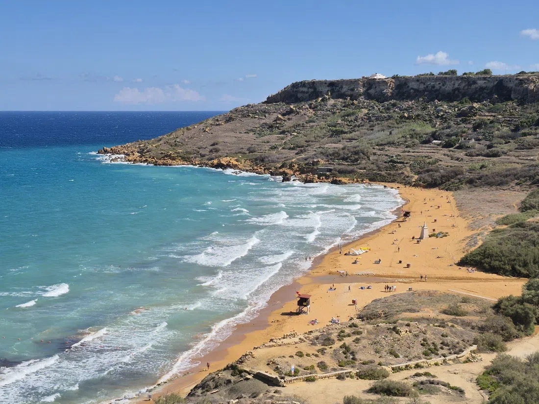 Ramla l-Ħamra (Ramla Bay), Xagħra, St Julian's